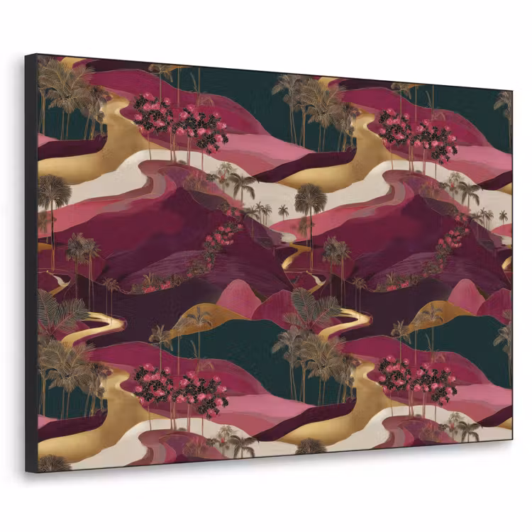 Art Frame - Magisch - Palmbomen - Goud — 1