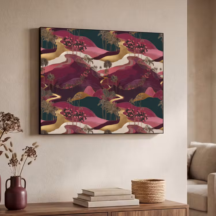 Art Frame - Magisch - Palmbomen - Goud — 4