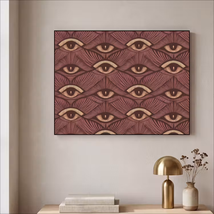 Art Frame - Mystiek - Ogen - Bruin — 3