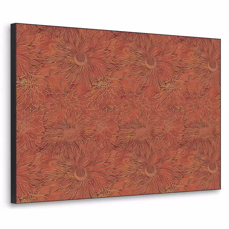 Art Frame - Oosters - Bloemen - Terracotta — 1