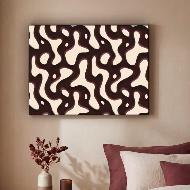 Art Frame - Organisch - Krachtig - Bruin — 2