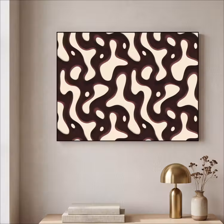 Art Frame - Organisch - Krachtig - Bruin — 3