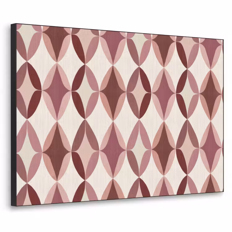Art Frame - Ovaal - Textuur - Roze — 1