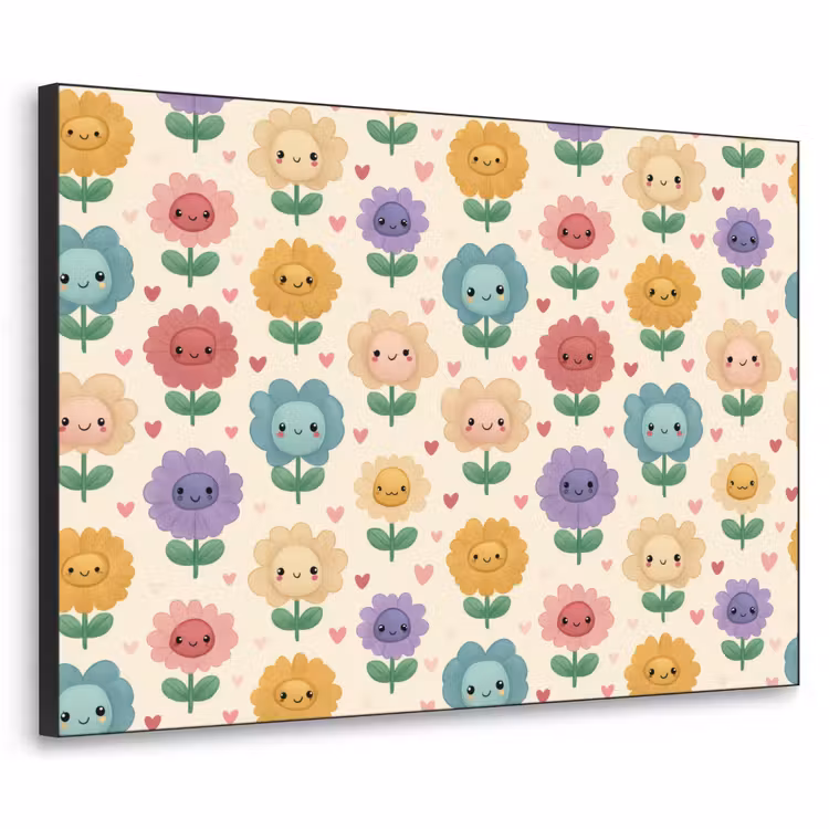 Art Frame - Bloemen - Hartjes - Kleurrijk — 1