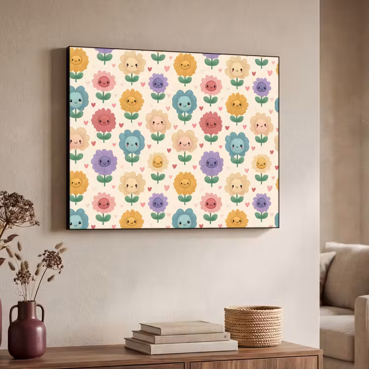 Art Frame - Bloemen - Hartjes - Kleurrijk — 4
