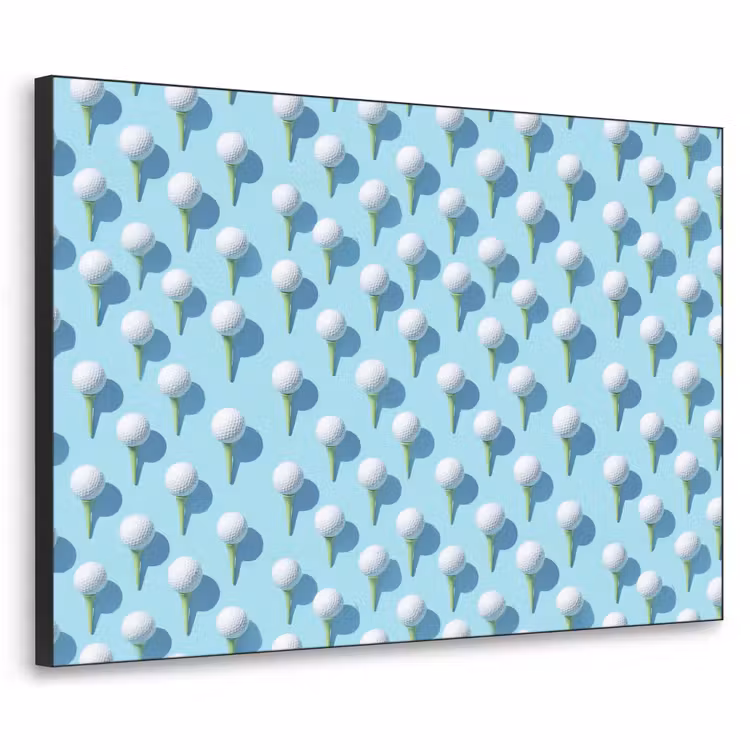 Art Frame - Golf - Ballen - Blauw — 1