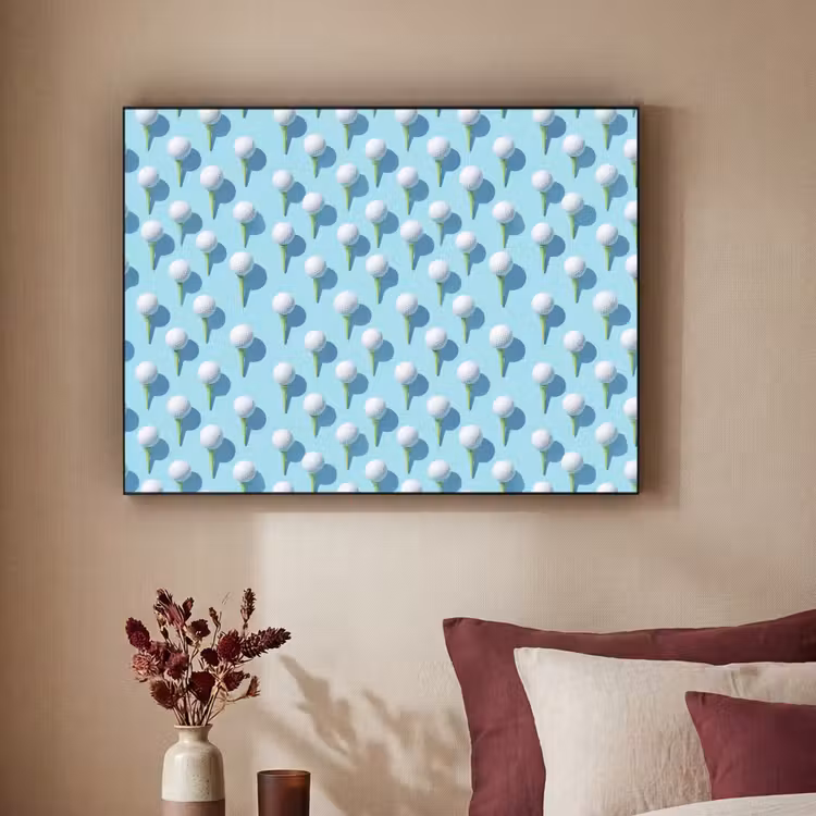 Art Frame - Golf - Ballen - Blauw — 2