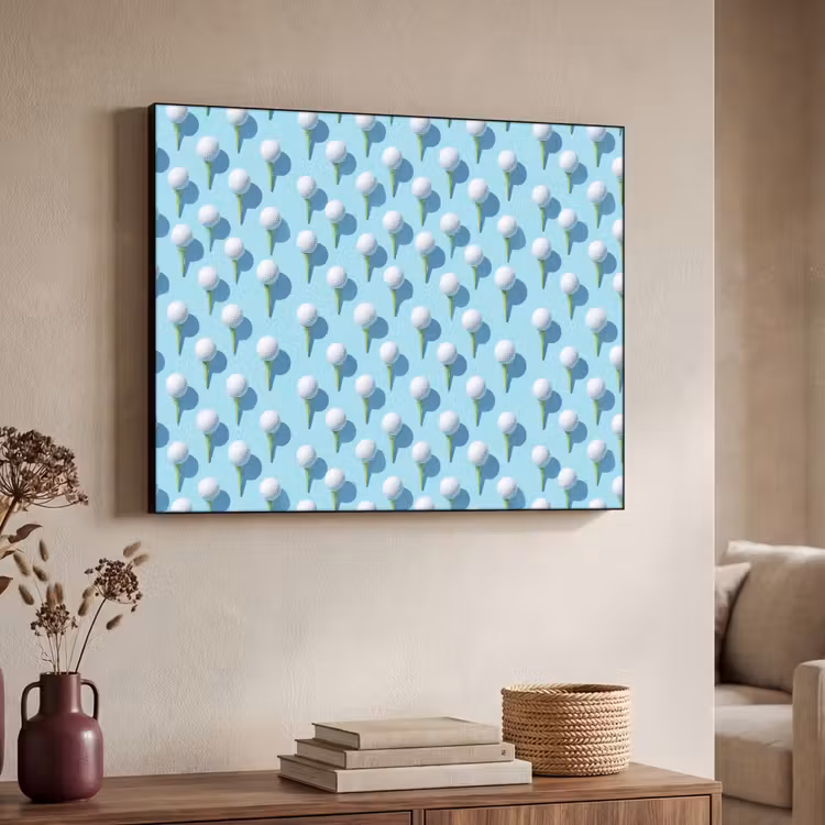 Art Frame - Golf - Ballen - Blauw — 4