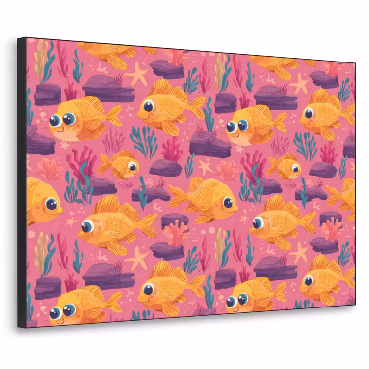 Art Frame - Goudvissen - Koraal - Kleurrijk — 1