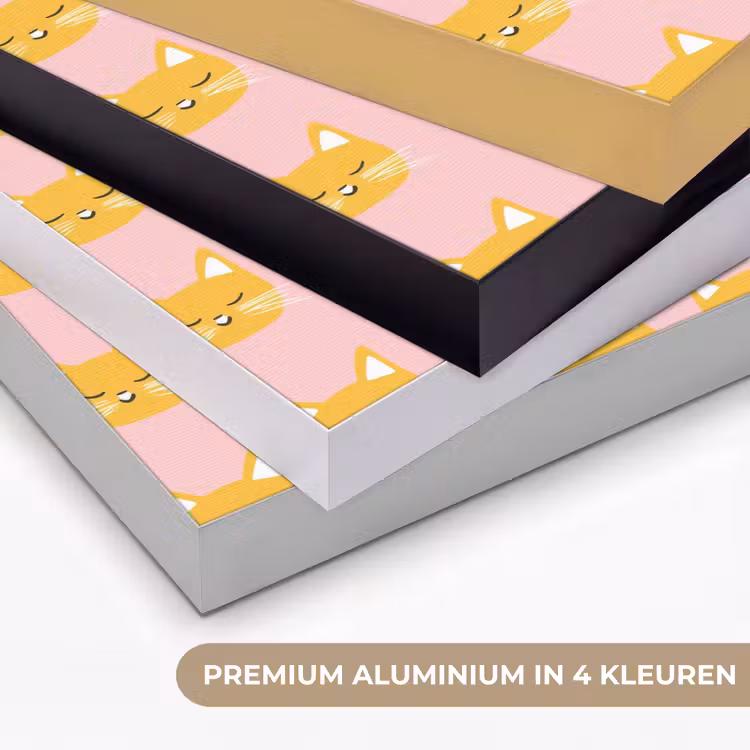 Art Frame - Katten - Patroon - Roze — 5