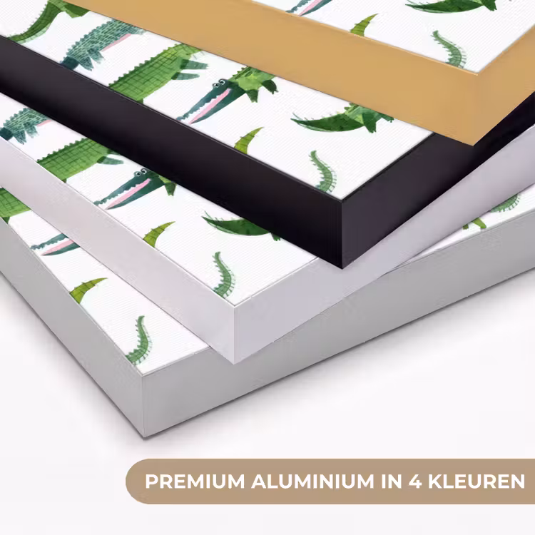 Art Frame - krokodillen - Speels - Groen — 5