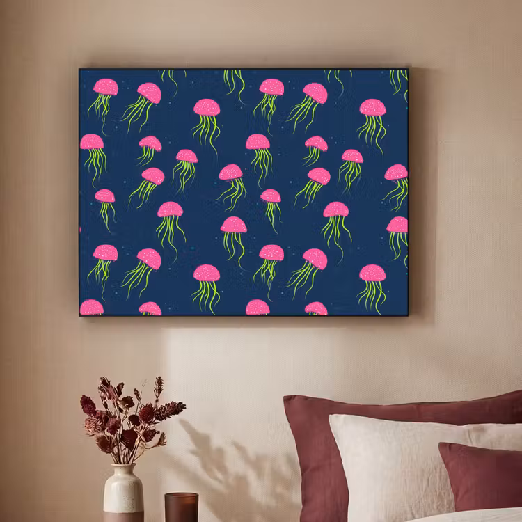 Art Frame - Kwallen - Diepzee - Neon — 2
