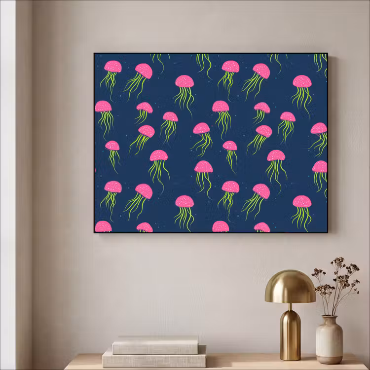 Art Frame - Kwallen - Diepzee - Neon — 3