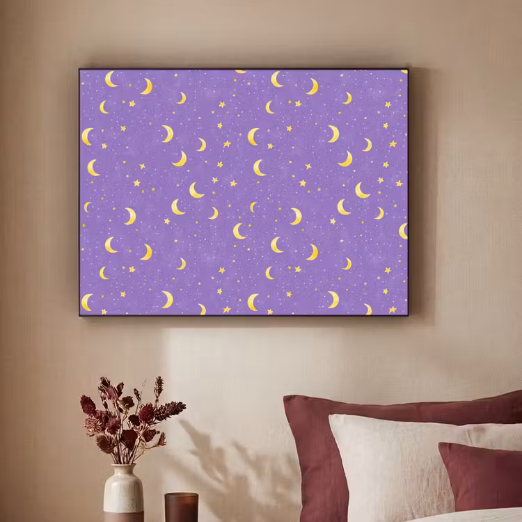 Art Frame - Manen - Sterren - Paars — 2