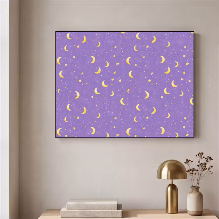 Art Frame - Manen - Sterren - Paars — 3