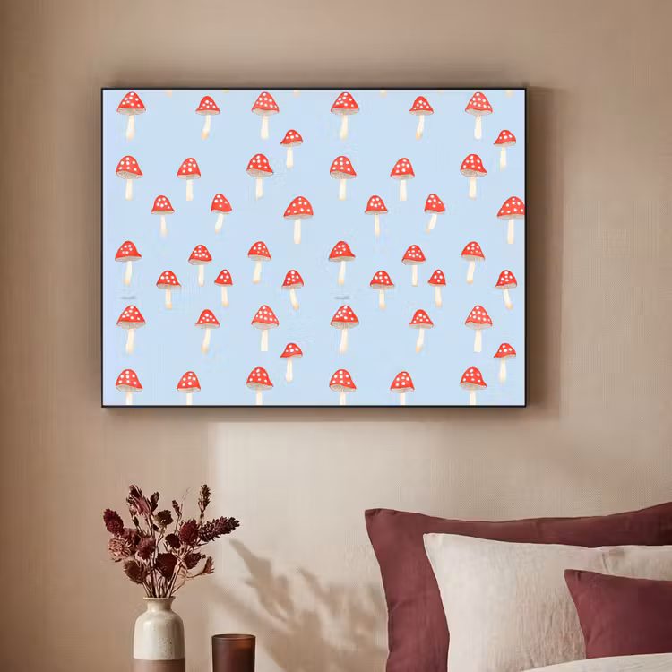 Art Frame - Paddenstoel -Sprookje - Blauw — 2