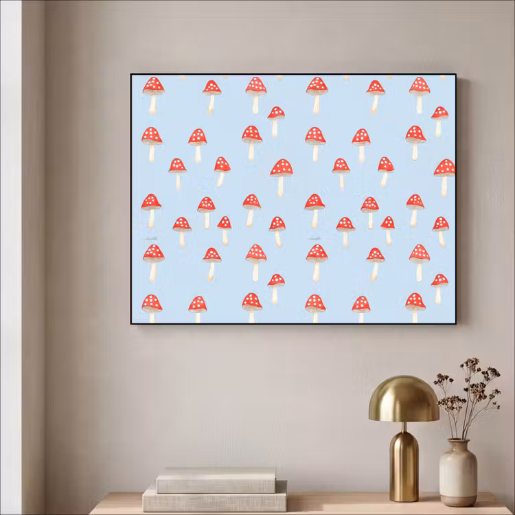 Art Frame - Paddenstoel -Sprookje - Blauw — 3