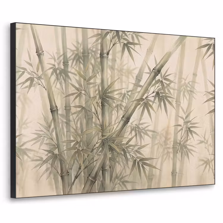 Art Frame - Bamboe - Bladeren - Aziatisch - Groen - Natuur — 1