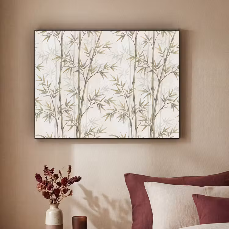 Art Frame - Bamboe - Bladeren - Natuur - Aquarel - Groen — 2
