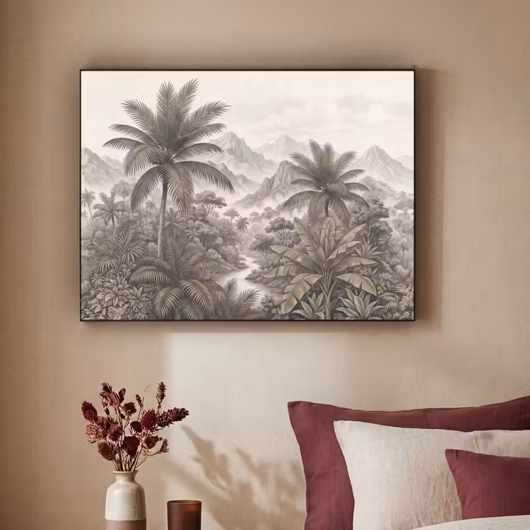 Art Frame - Natuur - Bergen - Rivier - Tropisch - Vintage — 2