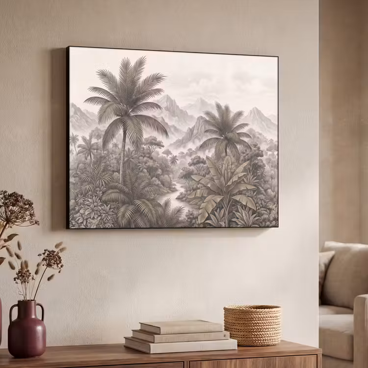 Art Frame - Natuur - Bergen - Rivier - Tropisch - Vintage — 4
