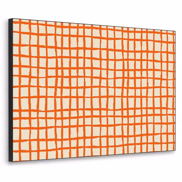 Art Frame - Patroon - Lijnen - Oranje — 1
