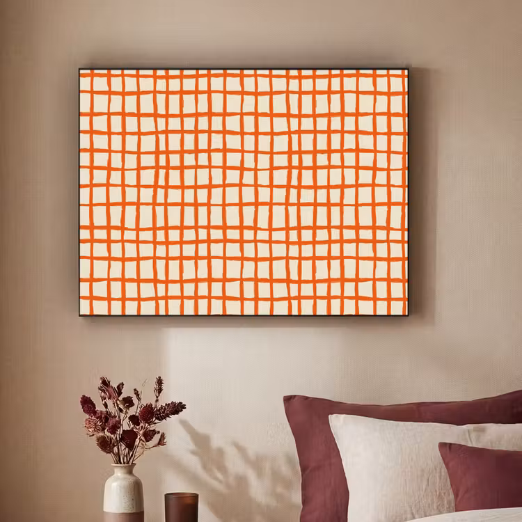 Art Frame - Patroon - Lijnen - Oranje — 2