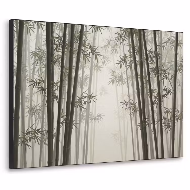 Art Frame - Bamboe - Bos - Mist - Natuur — 1