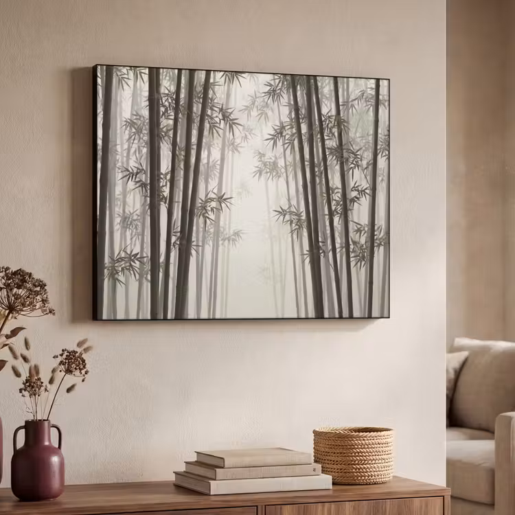 Art Frame - Bamboe - Bos - Mist - Natuur — 4