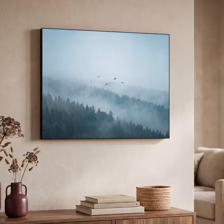 Art Frame - Bos - Mist - Vogels - Natuur - Groen — 4
