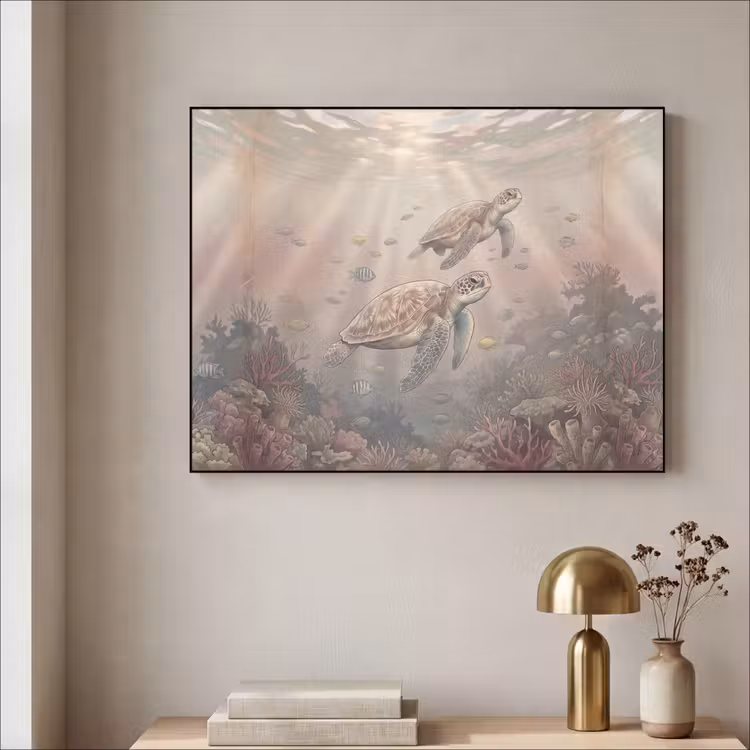 Art Frame - Dier - Onderwater - Oceaan - Illustratie - Zeeleven — 3