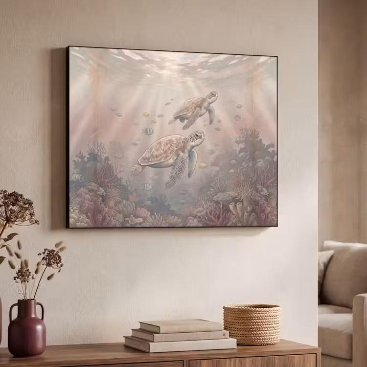Art Frame - Dier - Onderwater - Oceaan - Illustratie - Zeeleven — 4