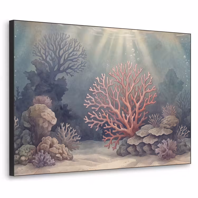 Art Frame - Koraal - Onderwater - Natuur - Roze — 1