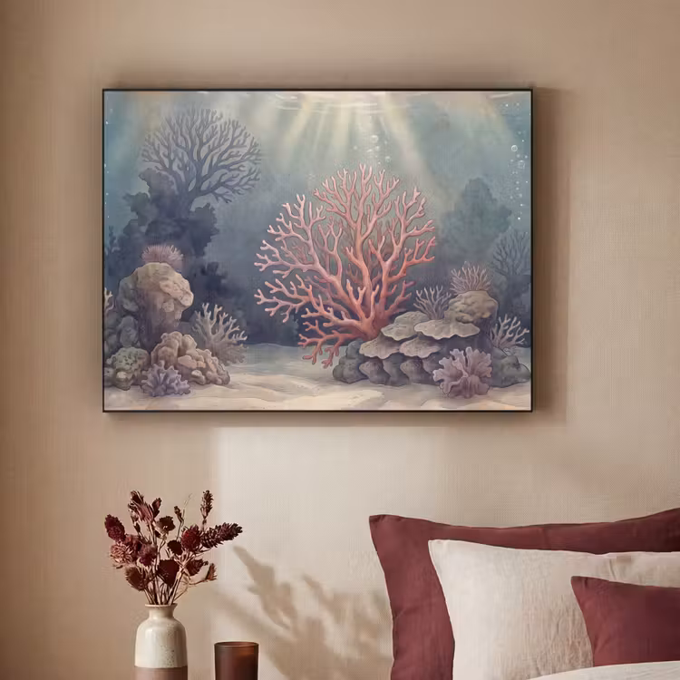 Art Frame - Koraal - Onderwater - Natuur - Roze — 2