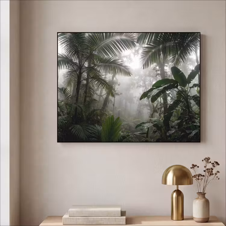 Art Frame - Natuur - Jungle - Mist - Groen - Bladeren — 3