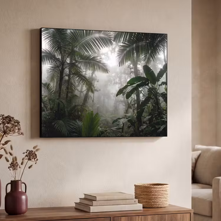 Art Frame - Natuur - Jungle - Mist - Groen - Bladeren — 4
