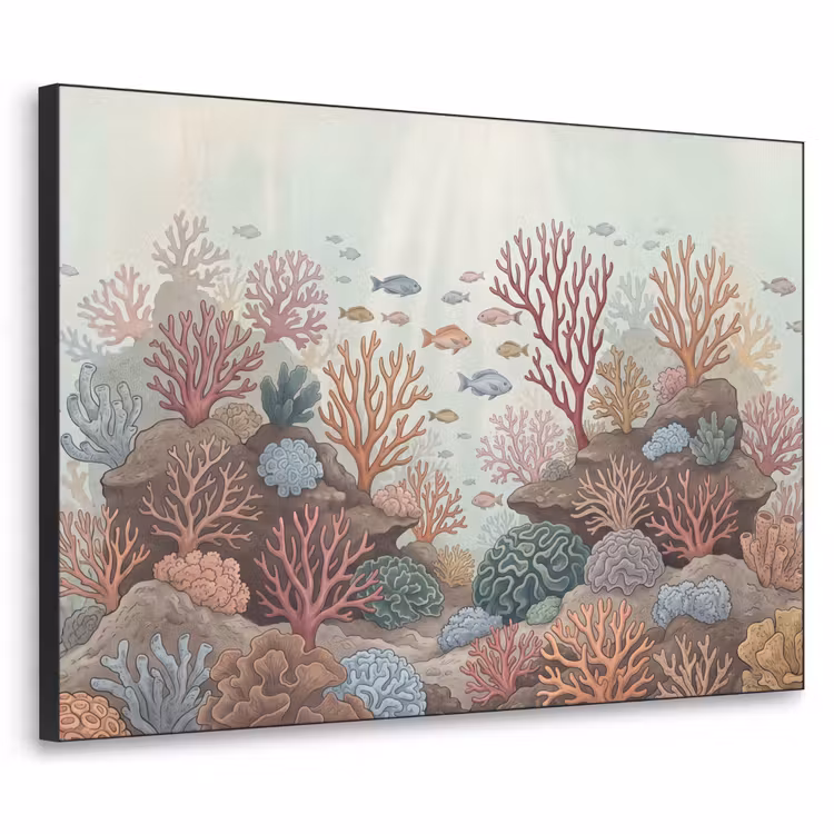 Art Frame - Onderwater - Koraal - Vis - Natuur — 1