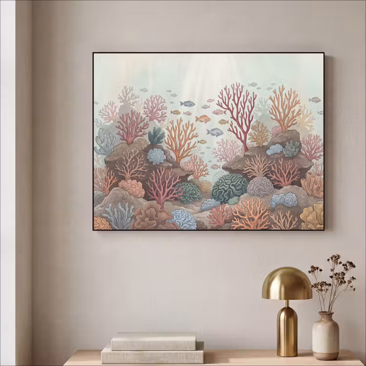 Art Frame - Onderwater - Koraal - Vis - Natuur — 3