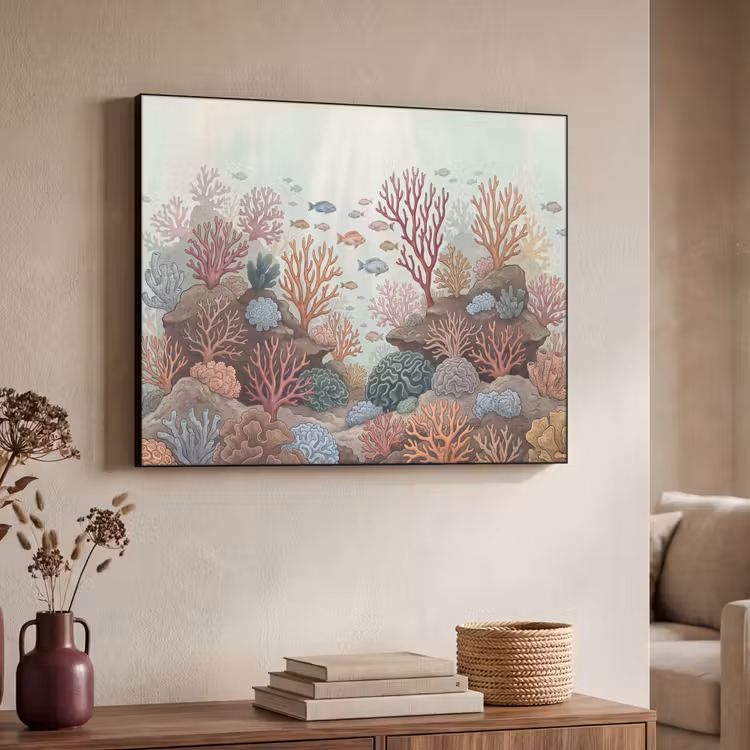 Art Frame - Onderwater - Koraal - Vis - Natuur — 4