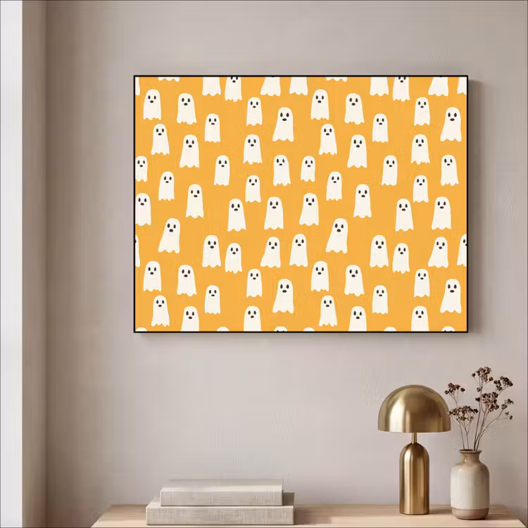 Art Frame - Halloween - Spookjes - Oker — 3