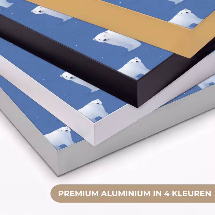 Art Frame - IJsbeer - Patroon - Blauw — 5