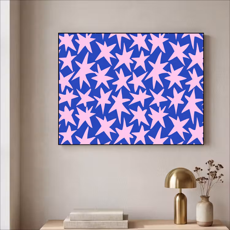 Art Frame - Modern - Sterren - Blauw — 3