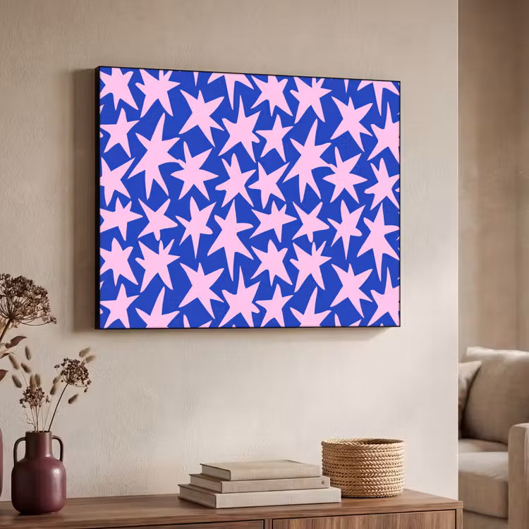 Art Frame - Modern - Sterren - Blauw — 4