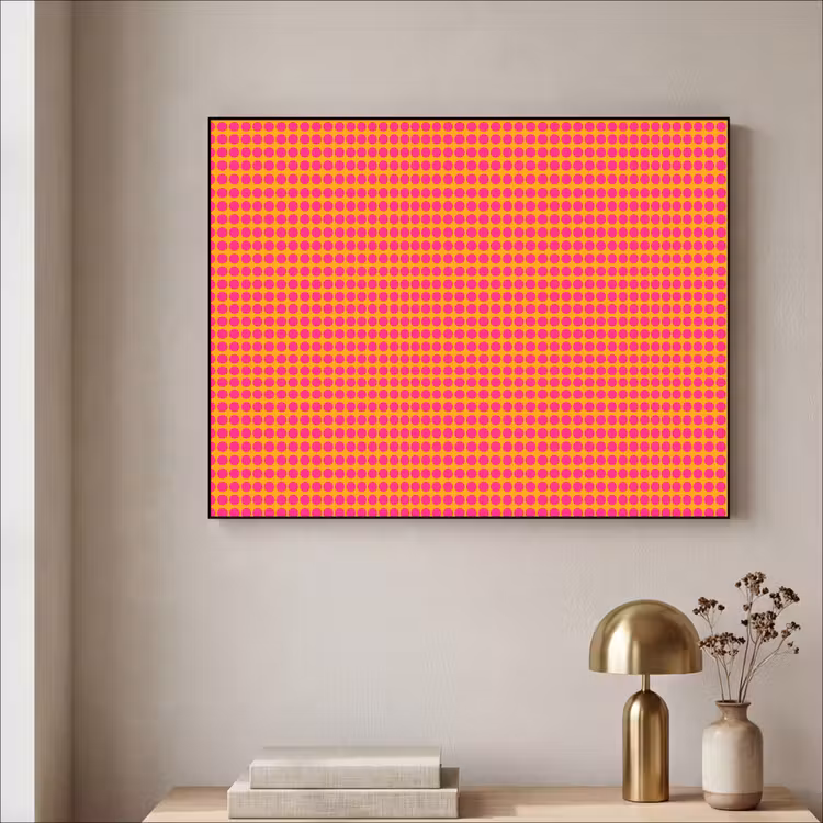 Art Frame - Modern - Stippen - Oranje — 3
