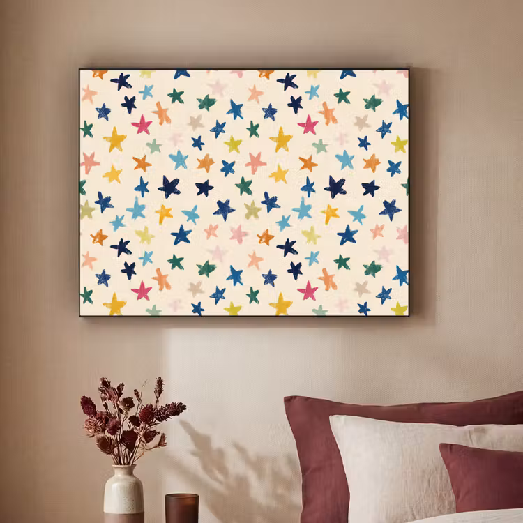Art Frame - Patroon - Sterren - Kleurrijk — 2