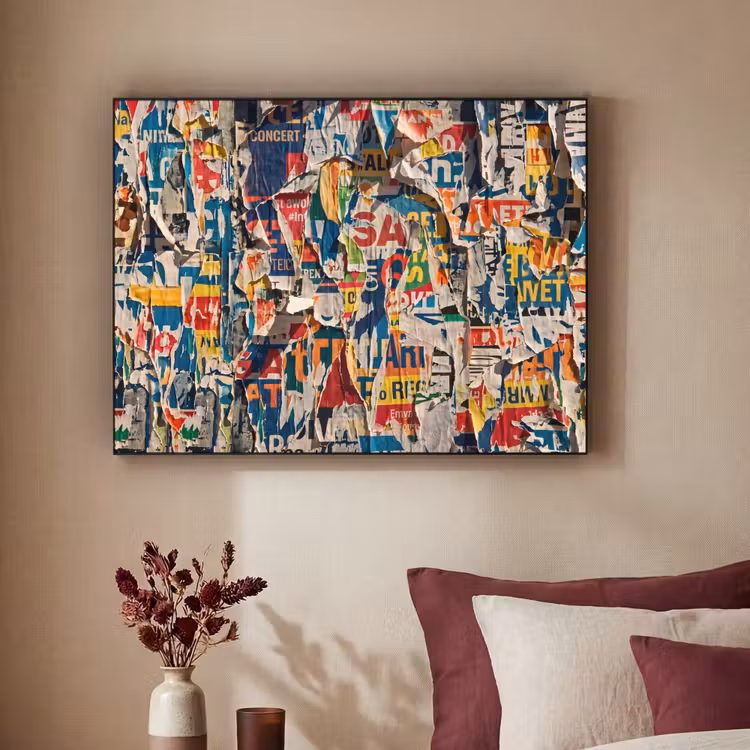 Art Frame - Abstract - Gelaagd papier - Urban - Modern - Kleurrijk — 2