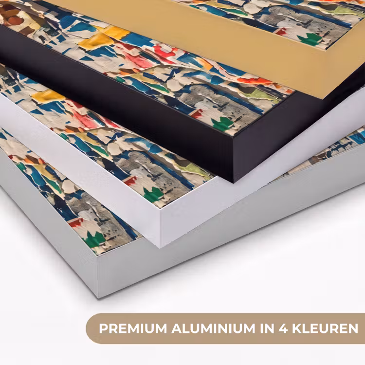 Art Frame - Abstract - Gelaagd papier - Urban - Modern - Kleurrijk — 5