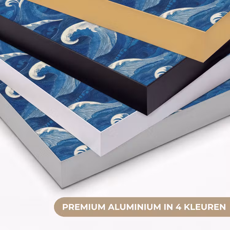 Art Frame - Japans - Oceaan - Golven - Blauw — 5