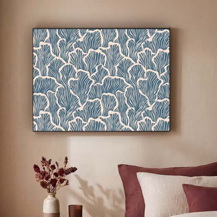 Art Frame - Organisch - Blauw - Crème - Schelpen — 2