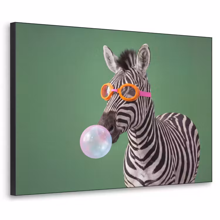 Art Frame - Dier - Bril - Bel - Modern - Groen — 1